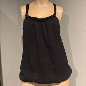 Guess Black Camisole Halter Open Back Twist Top